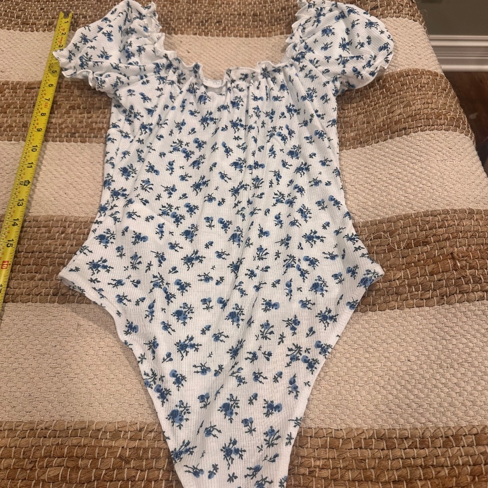 Body Suites - Set of 2 -Floral & Black- XS